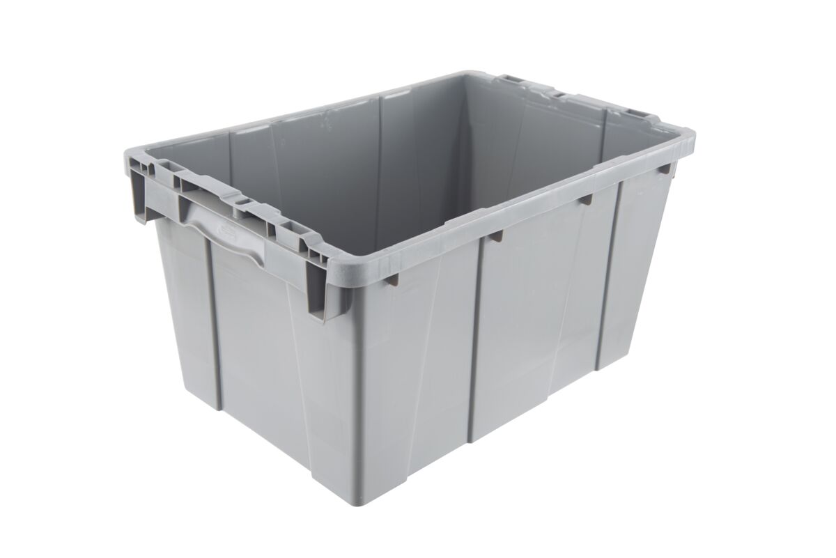 Global Industrial™ Plastic Nesting Storage Shelf Bin 6-5/8W x 17-7/8D x  4H Blue - Pkg Qty 12